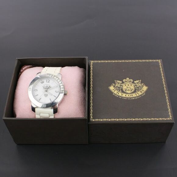 Juicy Couture BFF White Dial Watch